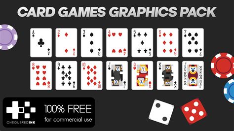 Card game clipart images in SVG, PNG, GIF .